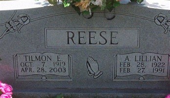 Tilmon E. Reese Tilmon E. Reese