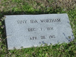 Tiny Ida Wortham