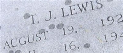 T. J. Lewis