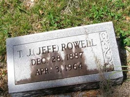 T J ROWELL T J ROWELL