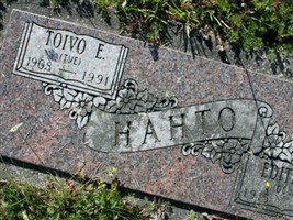Toivo E Hahto Toivo E Hahto