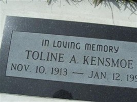 Toline A. Ostrom Kensmoe Toline A. Ostrom Kensmoe