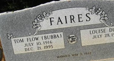 TOM FLOW "BUBBA" FAIRES, Jr