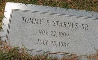 Tommy E. Starnes, Sr Tommy E. Starnes, Sr