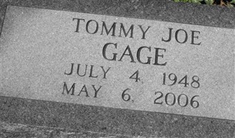 Tommy Joe Gage Tommy Joe Gage
