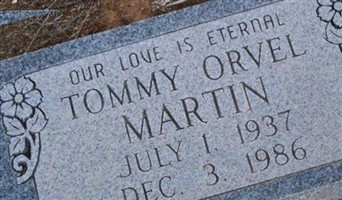 Tommy Orvel Martin