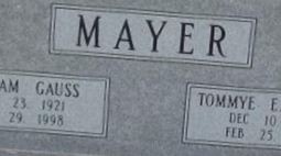 Tommye E. Watson Mayer Tommye E. Watson Mayer