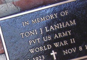 Toni J Lanham Toni J Lanham