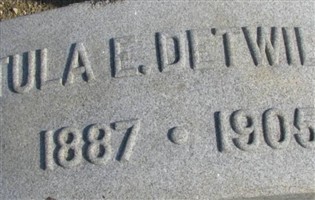 Tula E. Detwiler Tula E. Detwiler