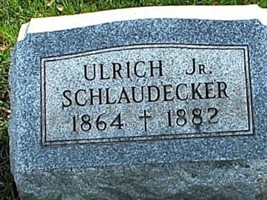 Ulrich Schlaudecker, Jr Ulrich Schlaudecker, Jr