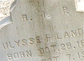 Ulysse P. Landry Ulysse P. Landry