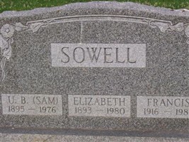Ulysses B "Sam" Sowell
