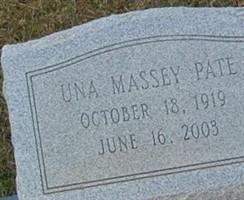 Una Massey Pate Una Massey Pate