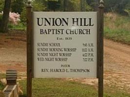 Union Hill Baptist Church Cemetery