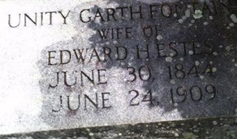 Unity Garth Fontaine Estes
