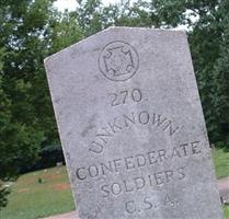 270 Unknown Confederate Soldiers