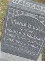 Urania D. Cole Hageman