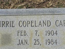 Urrie Copeland Carter