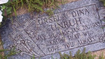 Ursela Dina Unruh Ursela Dina Unruh