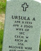Ursula A Rich