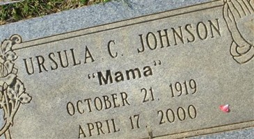 Ursula C. Johnson Ursula C. Johnson