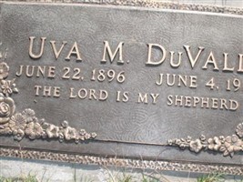 Uva M. DuVall Uva M. DuVall