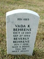 Vada K Behrens
