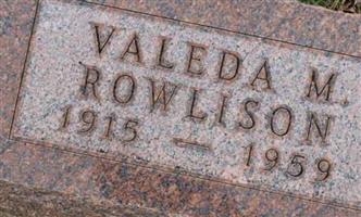 Valeda M Rowlison