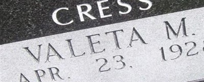 Valenta M Cress Schnell