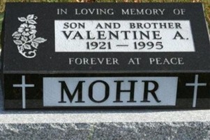 Valentine A. Mohr Valentine A. Mohr