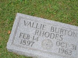 Vallie Burton Rhodes