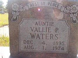 Vallie P Waters