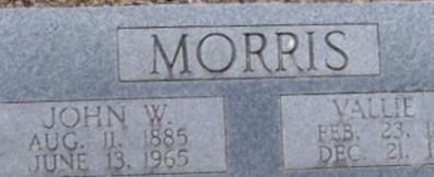 Vallie S Morris Vallie S Morris