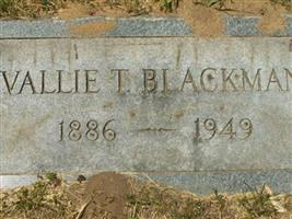 Vallie T. Blackman