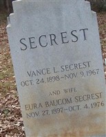 Vance L Secrest Vance L Secrest