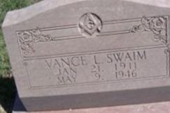 Vance L Swaim Vance L Swaim