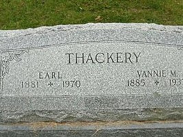 Vannie Mae Buroker Thackery Vannie Mae Buroker Thackery