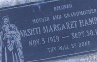 Vashti Margaret Hampton Vashti Margaret Hampton
