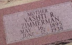 Vashti Rhea Ricketts Zimmerman