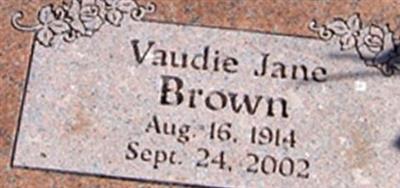 Vaudie Jane Brown