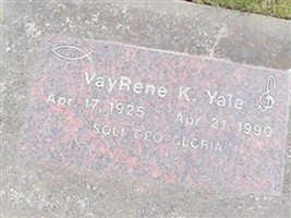 VayRene K Yale VayRene K Yale