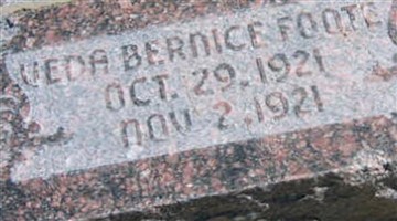 Veda Bernice Foote