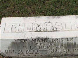 Veda Marie Brister Thompson Veda Marie Brister Thompson