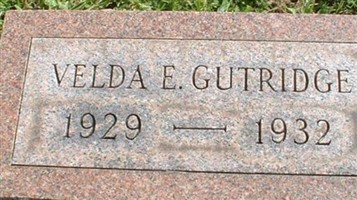 Velda Eileen GUTRIDGE Velda Eileen GUTRIDGE