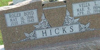 Vella L Hicks