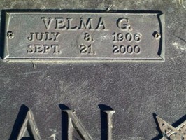 Velma Annetta Grogger Seideman