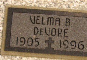 Velma B. Devore Velma B. Devore