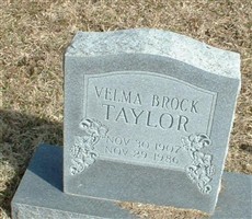 Velma Brock Taylor