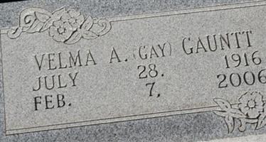 Velma "Gay" Gauntt