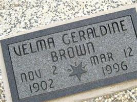 Velma Geraldine Fairman Brown